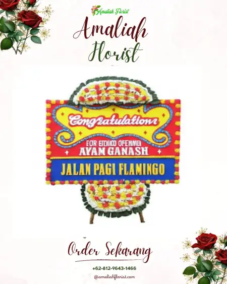 Sewa Papan Bunga Tarik